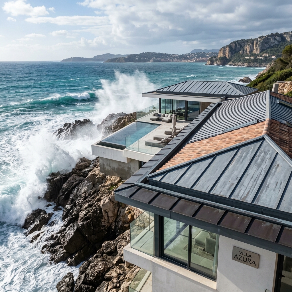 Toiture et Embruns : Matériaux Anti-Corrosion pour les Villas en Bord de Méditerranée